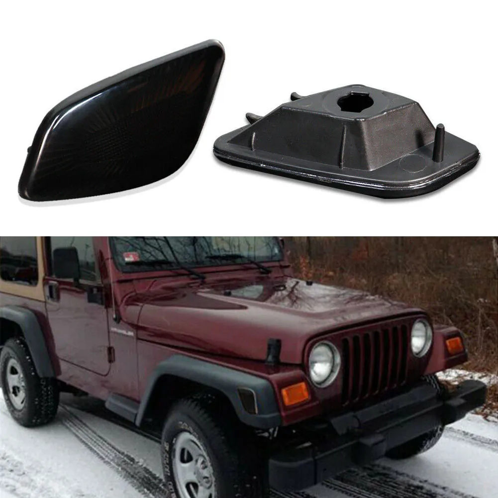 

For Jeep Wrangler TJ Marker Lights Housing High Quality Housing Kit Practical To Use