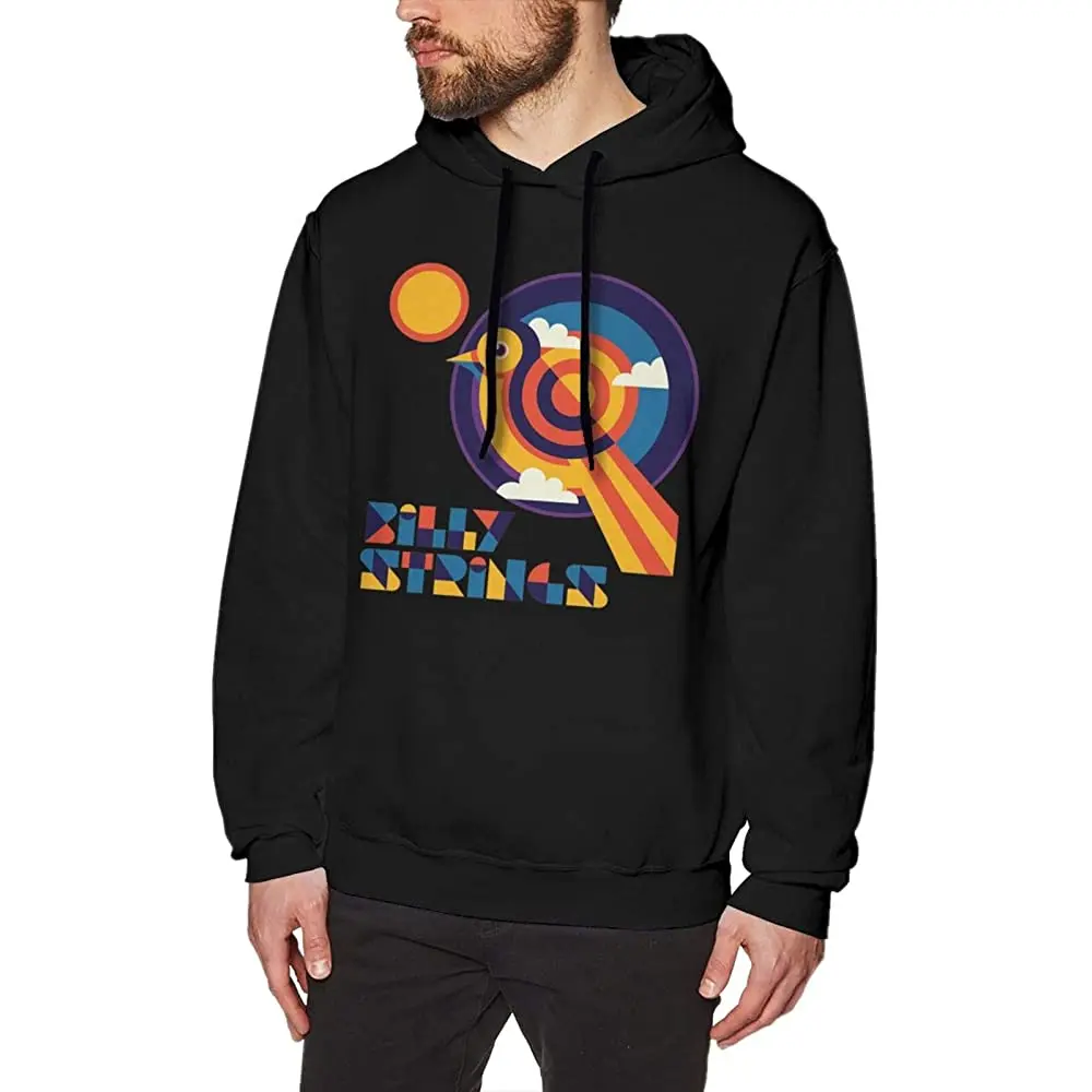 

Свитшот с капюшоном Билли стринги для взрослых, пуловер с длинным рукавом, толстовка, свитер, топы, черный