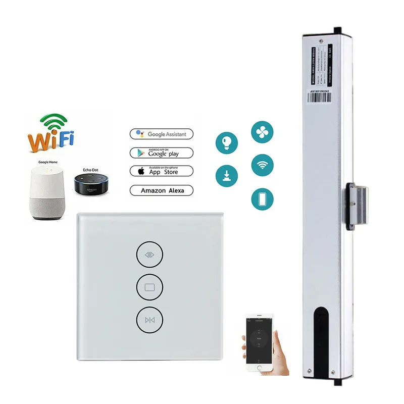 A-OK Электрический Открыватель окон 4 провода двигателя с Tuya Wi-Fi шторы Жалюзи