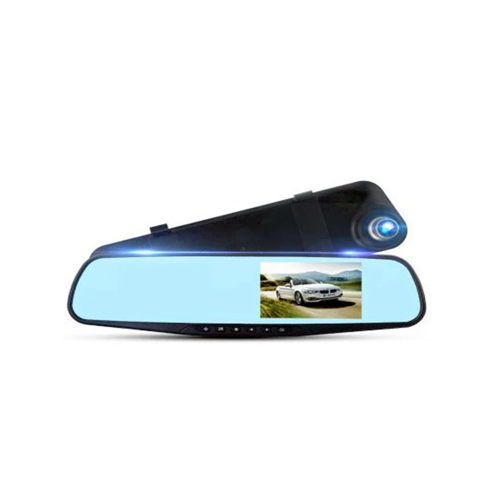Car Dvr Dual Lens Camera Full Hd 1080p Video Recorder Reverse Image With Dash Cam Mirror | Автомобили и мотоциклы