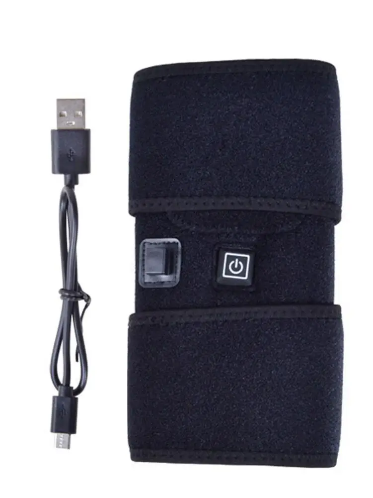 Электрический зимний теплый Массажер для колен наколенник грелки обертывание