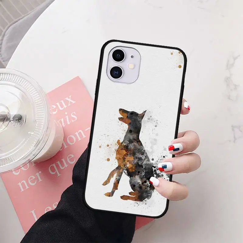 Doberman Pinscher DIY Роскошный чехол для телефона чехлы iphone 11 PRO MAX X XS XR 4S 5S 6S 7 8 PLUS SE 2020 |