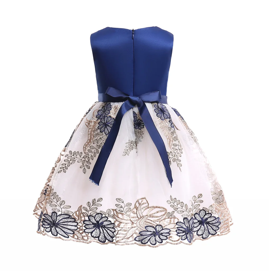 

Pearl Flowers Girl Dress for Wedding Evening Children Princess Party Pageant Gown Kids Dresses for Girl Formal Christmas Clothes