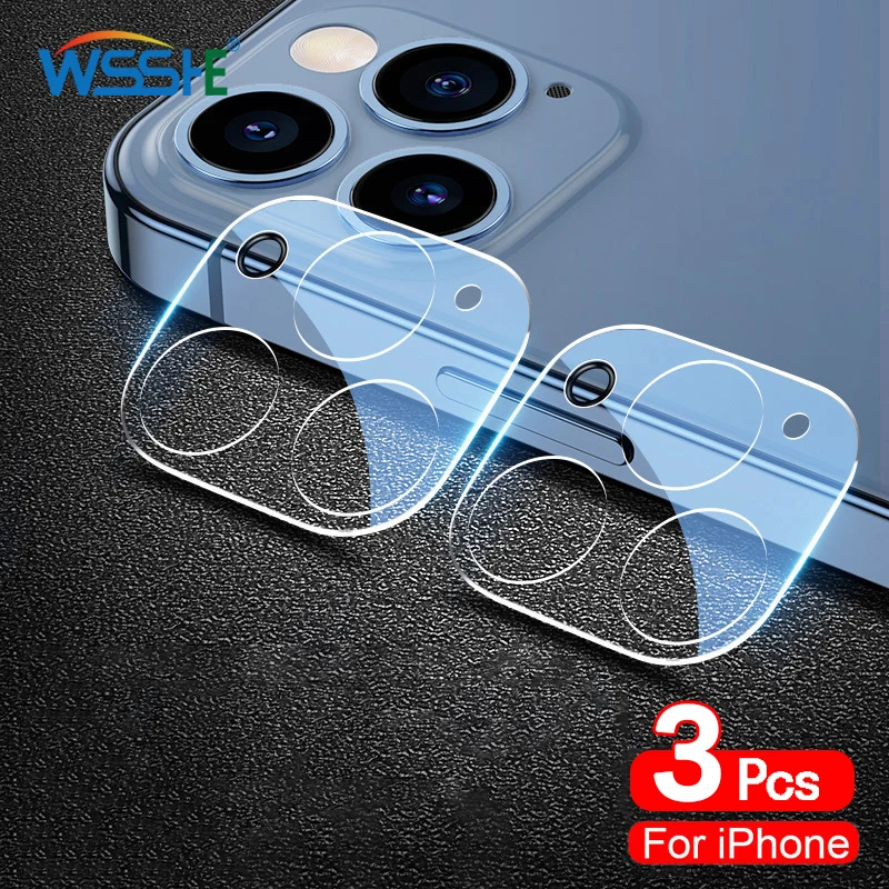

3PCS Camera Len Glass for iPhone 11 X XR 6 6S Plus SE Screen Protector For iPhone 12 Pro 7 8 XS Max 11 Pro Mini Protective Glass