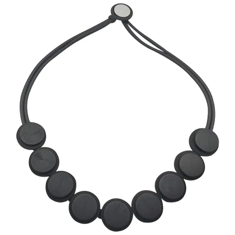 Ожерелье YD &amp YDBZ женское из черной кожи простой круглый чокер сделай сам