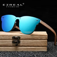 ezreal women mirror lenses walnut wooden sunglasses multi color woman sunglasses for unisex driving rimless sun glasses men
