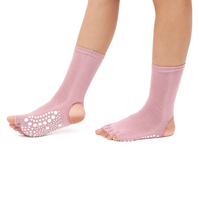 1 пара женские профессиональные носки для йоги с открытым носком пятью пальцами