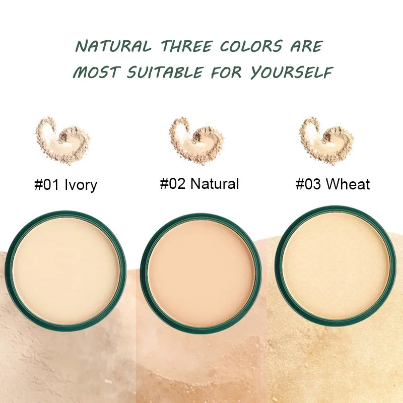 Хит 1 шт. прессованная пудра с морскими водорослями консилер для лица контроль