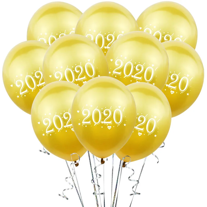 New Product 2020 Digital Latex Balloon 12 Inch 2.8g Printing Happy Year Wedding Birthday Party Decoration | Дом и сад