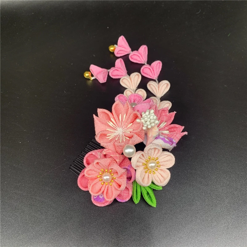 1 шт. заколка для волос в цветочек ручная работа кимоно головной убор Сакура