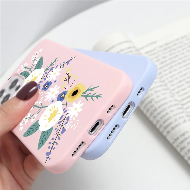 

Flower Butterfly Case for Huawei P40 Lite E P30 Pro P20 Honor 10 8X 9X 8A 10i 20i 9A Mate 20 10 Lite Y9 Y7 Y6 Soft Silicon Cover