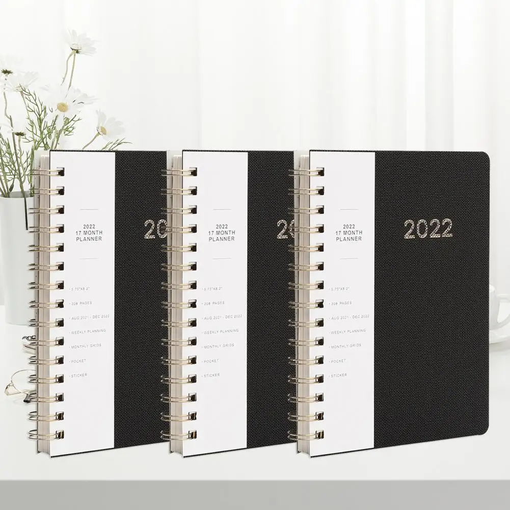 

Widely Applied Paper 2022 Spiral Ring Agenda Planner School Supplies