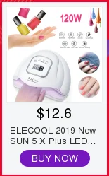 Светодиодный светильник SUN 5 X Plus 48 Вт, лампа для ногтей, ЖК-дисплей, светодиодный светильник для маникюра, Гель-лак, автоматический таймер, УФ-датчик для салона