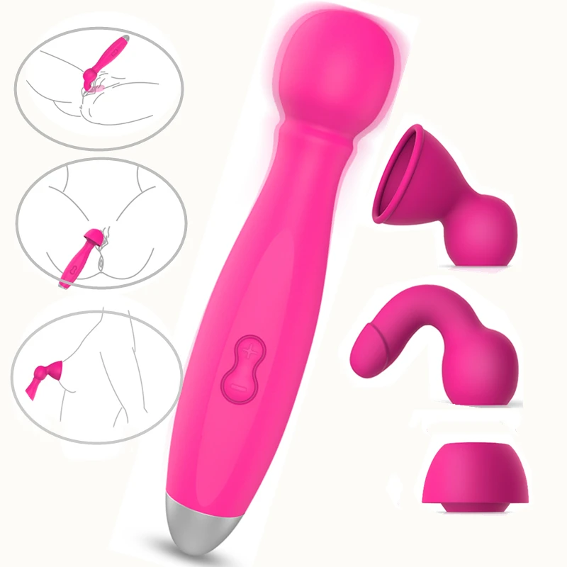 Мульти скоростной аудио видео вибратор &quotМагический Жезл&quot массажный