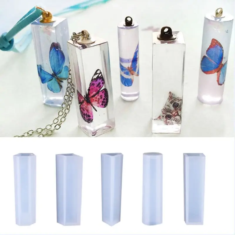 

1Set Silicone Crystal Epoxy Hanging Ornaments Mold Pendant Casting Mould Handmade DIY Crafts Jewelry Making Tools