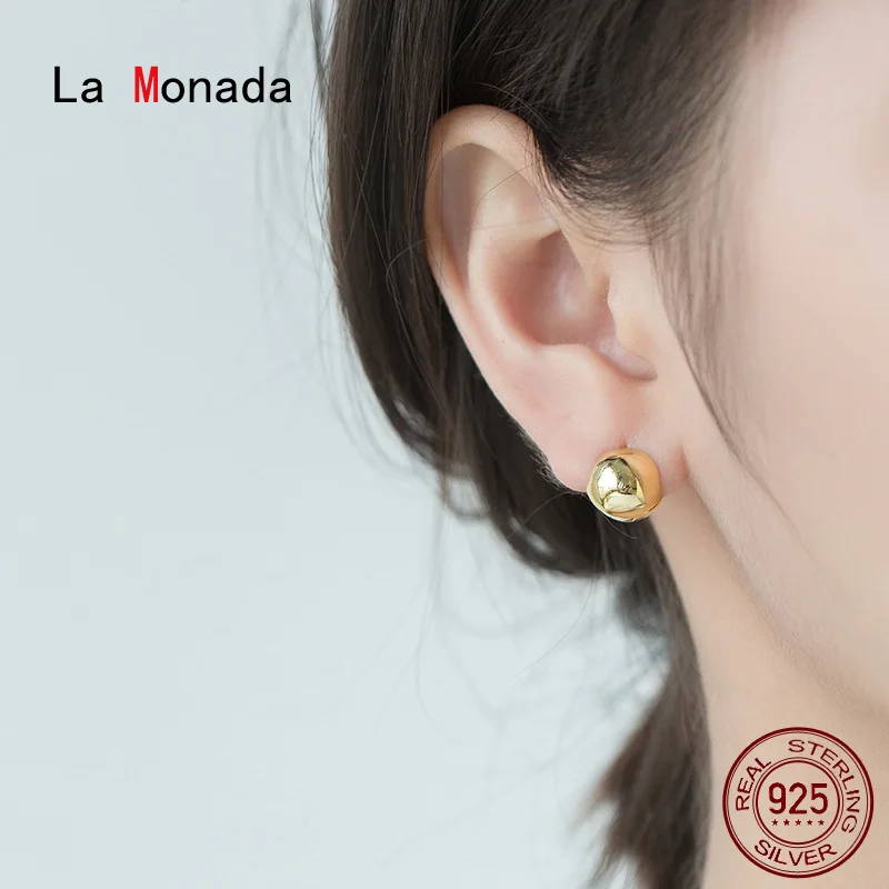 

La Monada Cute Hoop Earrings For Women Silver 925 Minimalist Fine Women Earrings In Jewelry Hoop Earrings 925 Sterling Silver