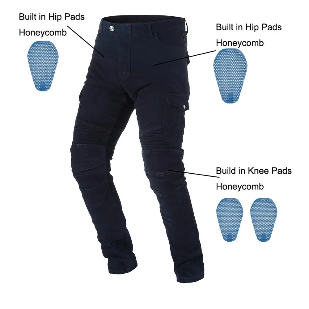 Мотоциклетные аксессуары с 4 наколенниками вставками под бедра и силикагелевыми