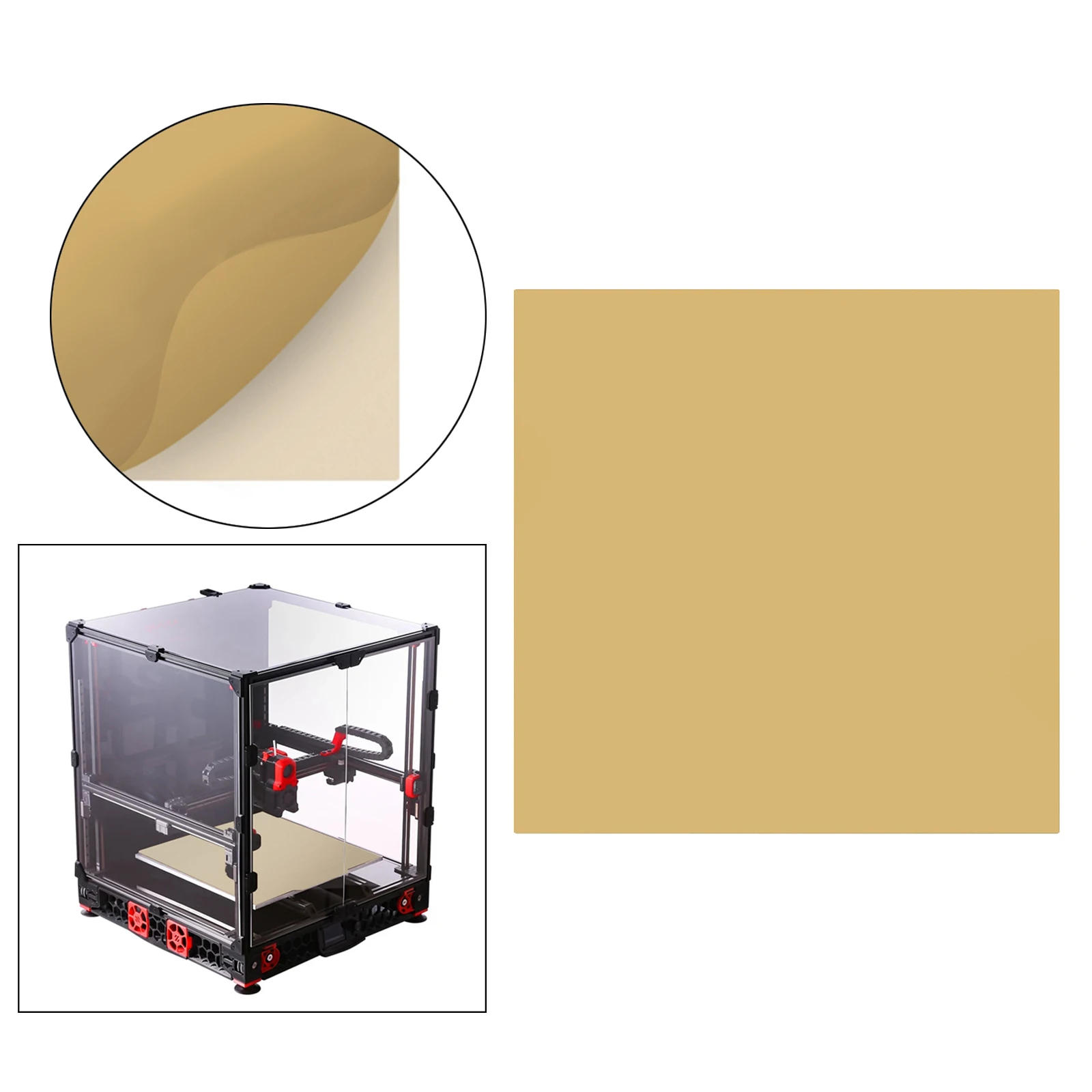 

PEI Sheet 14" x 14" Polyetherimide Build Surface for Voron 2.4 Accessories