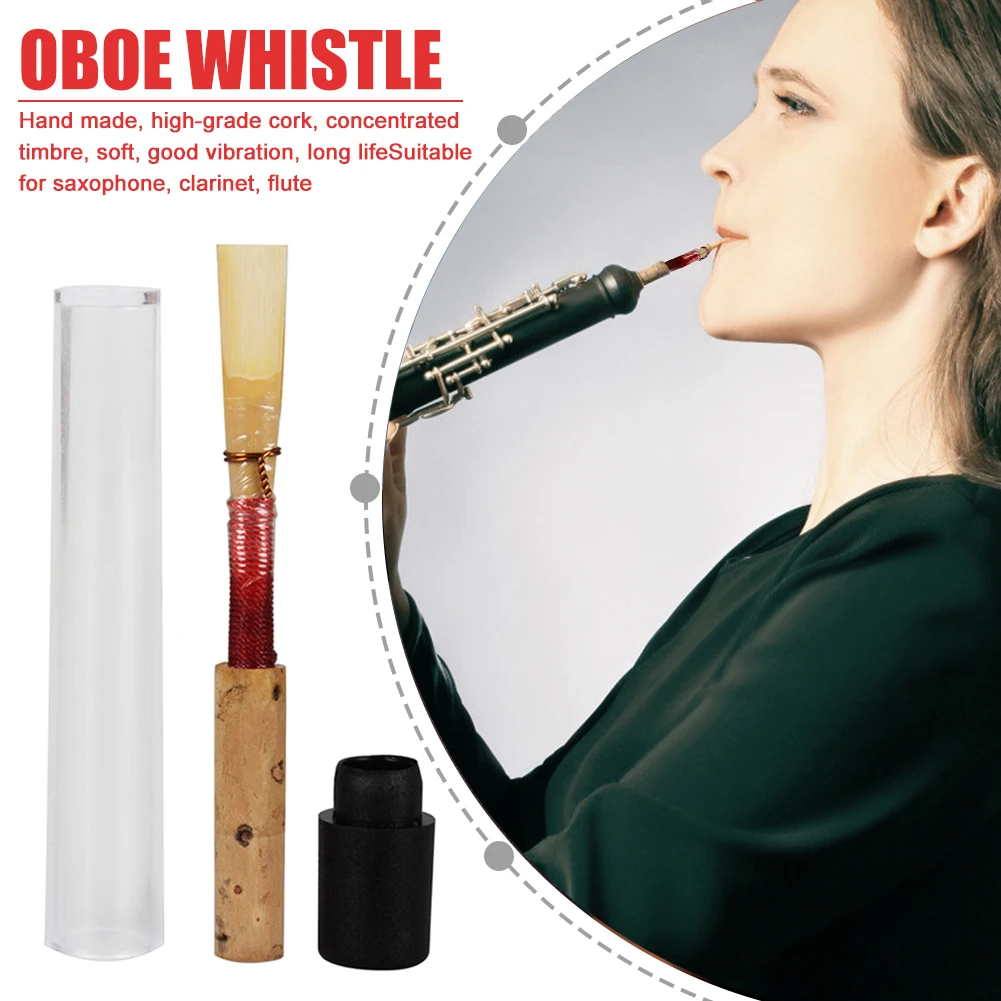 

Мягкий язычок гобоя ручной работы, натуральный свисток гобоя, запчасти для ветрового инструмента, аксессуары для гобоя, корковый свисток, Д...