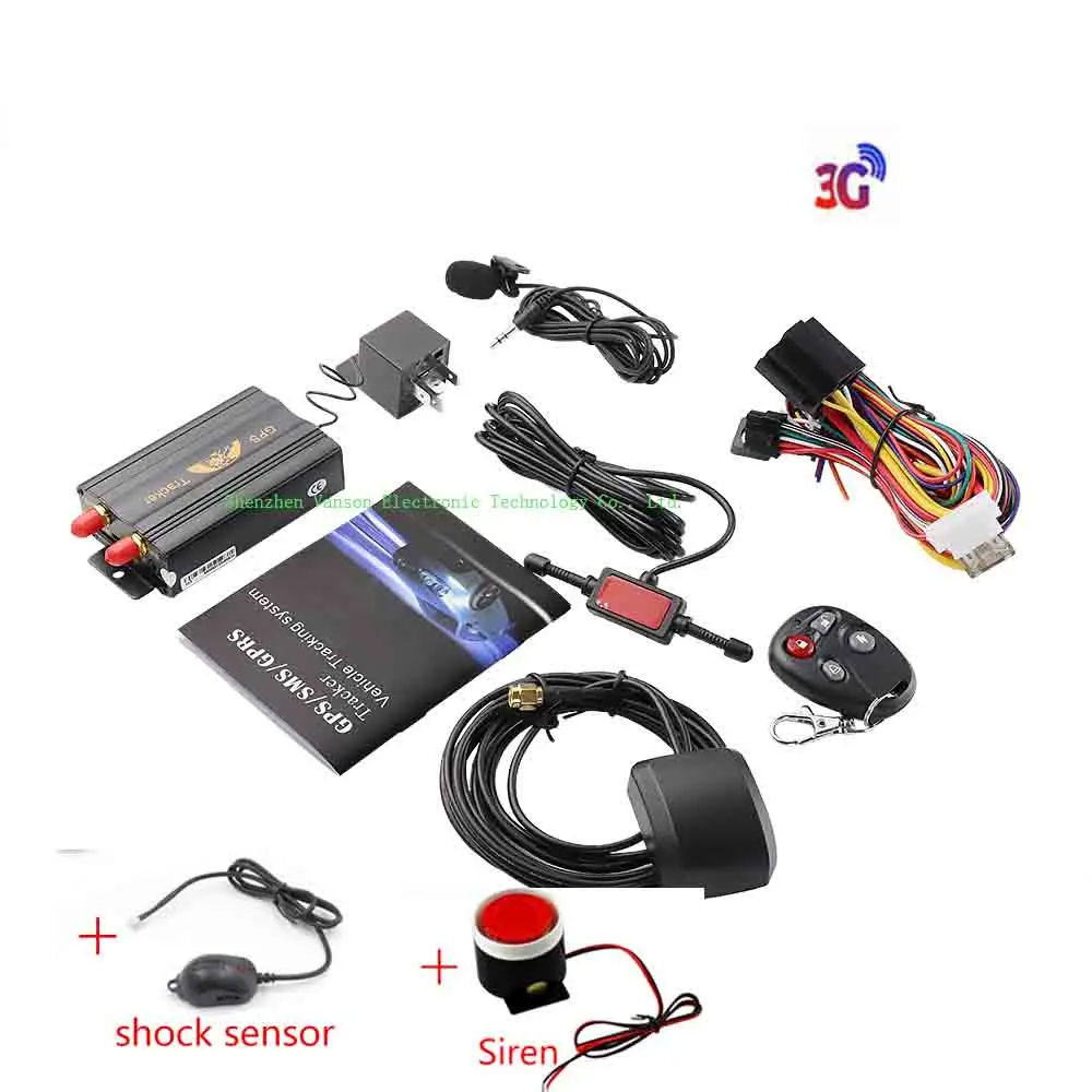 3G two no box 3g COBAN gps 103B GSM/GPRS/gps Авто Автомобиль TK103B трекер устройство слежения с дистанционным управлением Противоугонная Автомобильная сигнализация - Цвет: 3G two no box