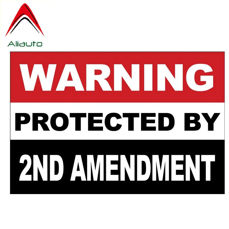 

ПредупреПредупреждение ющая Автомобильная наклейка Aliauto, защищенная 2-ой согласно авторским требованиям, креативные наклейки из ПВХ, индив...