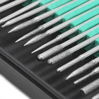 30 шт алмазные стоматологические низкая Скорость набор боров мукомолы Зубные сверла ювелиров поворотный 2,35