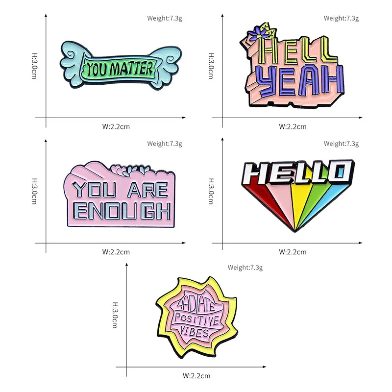 Мультяшные милые крылья ангела искусственный значок с текстом модный лацкан