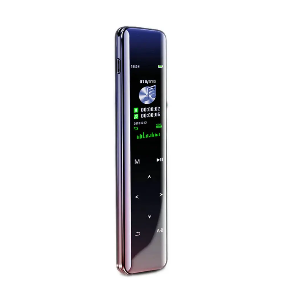 Цифровой диктофон с голосовой активировкой, Аудиозапись, диктофон, MP3, OLED дисплей, сенсорный экран, шумоподавление, звуковое устройство, плеер