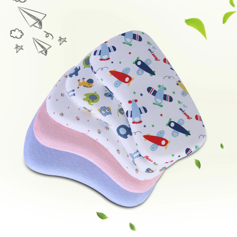 

0-24M Soft Baby Pillow Memory Foam Orthopedic Pillow Slow Rebound Foam Cotton Sleeping Pillow Cervical Health Care