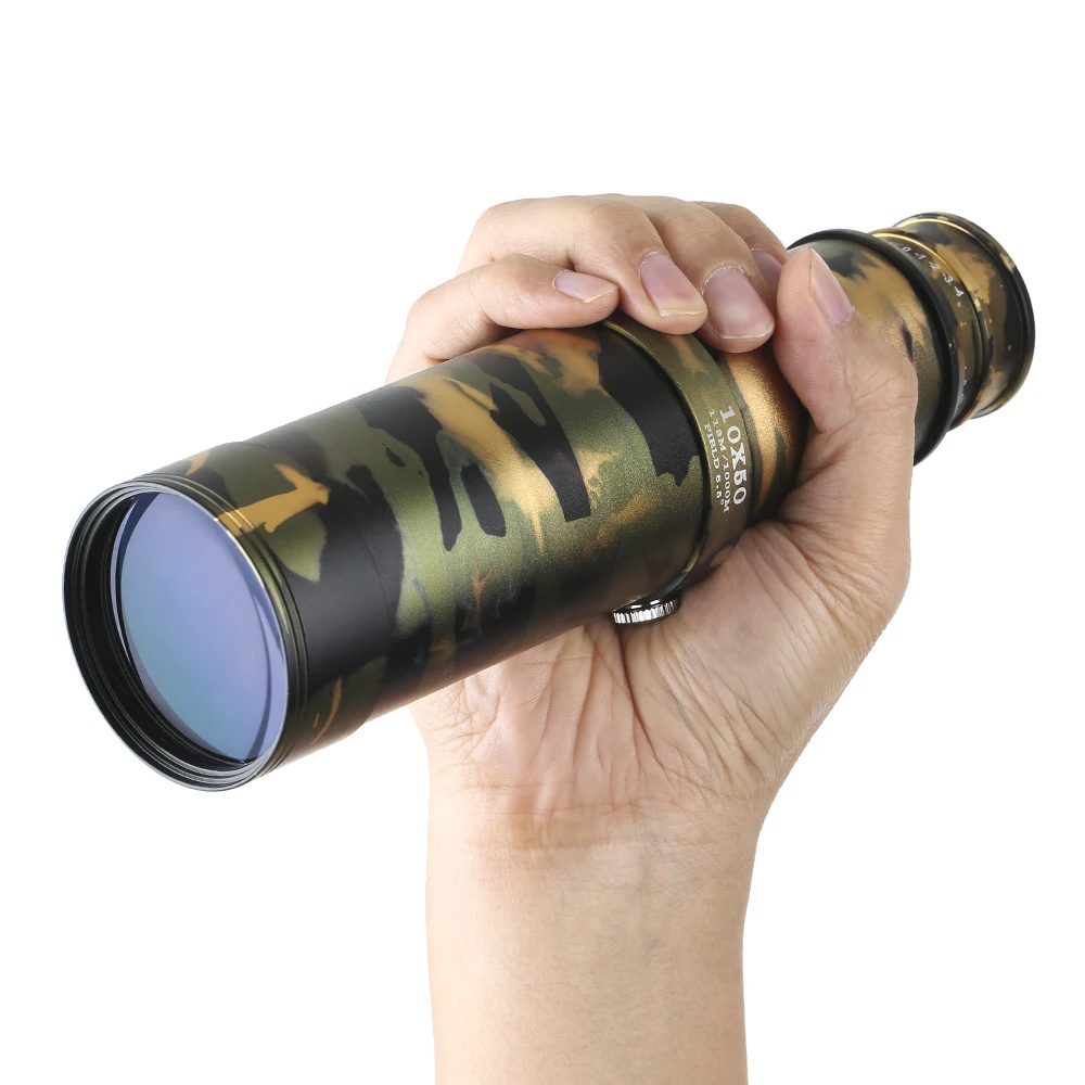 Новинка 10X50 Мини Портативный монокулярный телескоп водонепроницаемый HD