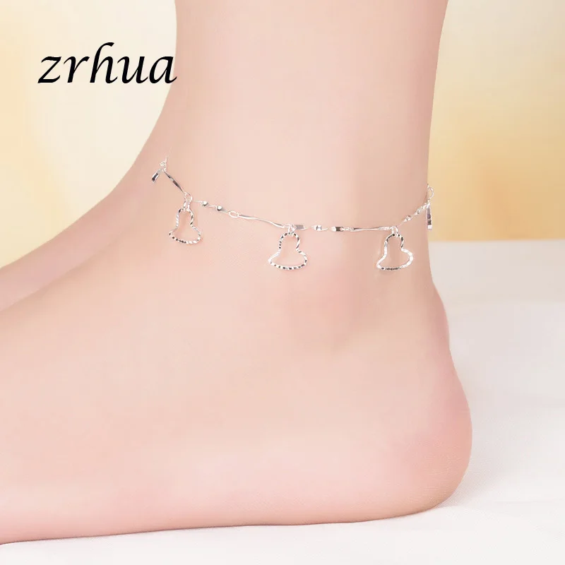 Женский браслет из серебра 925 пробы с двухслойными бусинами | Украшения и