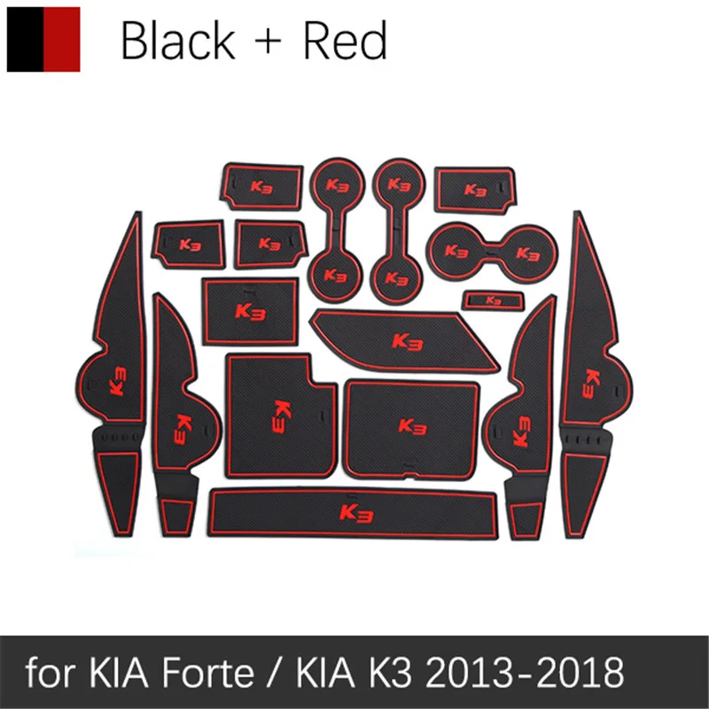 Противоскользящий коврик для KIA Форте YD 2013 K3 Cerato затворный слот подставка анти-грязный Салонные подложки