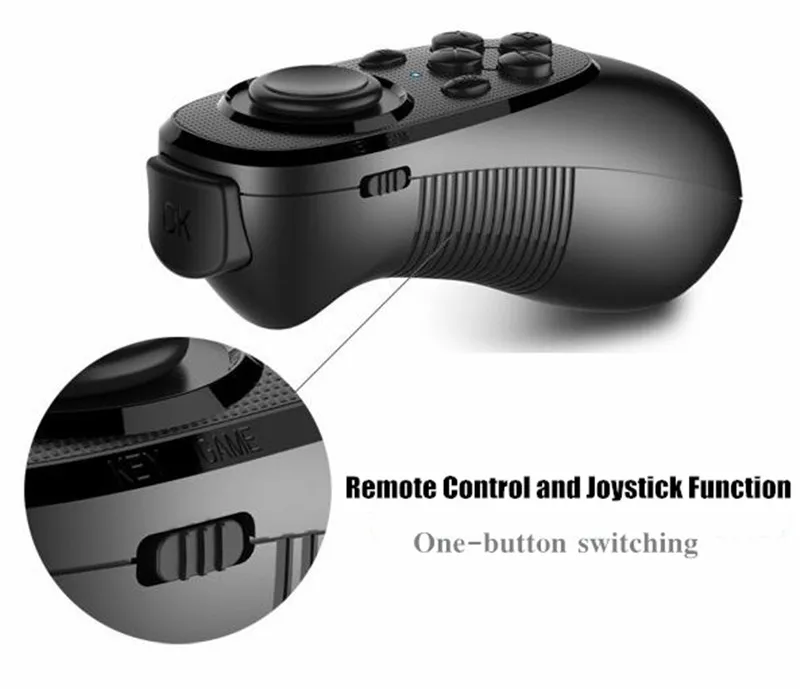 VR виртуальной реальности 3D очки коробка стерео VR Google картонная гарнитура шлем для IOS Android смартфон, Bluetooth рокер