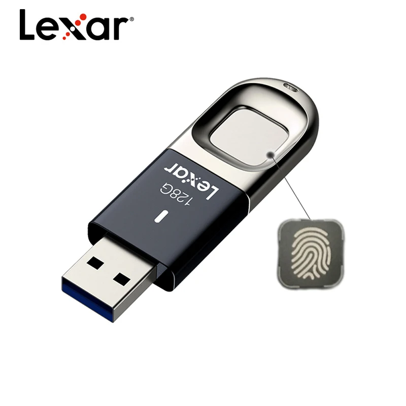 Оригинальный флэш накопитель Lexar с распознаванием отпечатков пальцев USB 128 3 1 ГБ 64