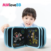 MMloveBB портативная мягкая доска для рисования детей Книжная