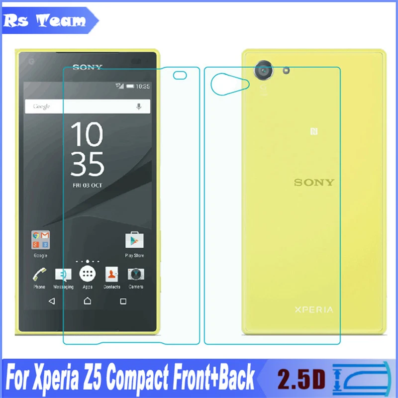0 3 мм 2.5D Z5 переднее закаленное стекло для защиты экрана Sony Xperia Premium Plus Compact Mini |