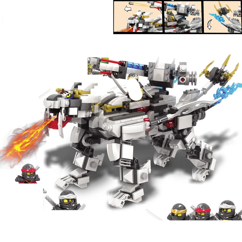 New 2020 Ninja Series Kai Flame Lion Tiger Fighter Robot Truck Season 14 Building Blocks Classic Model Sets Bricks Kids Kits TV | Игрушки и