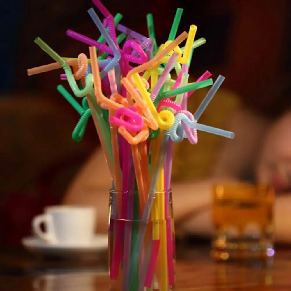 

100 шт., трубочки для напитков