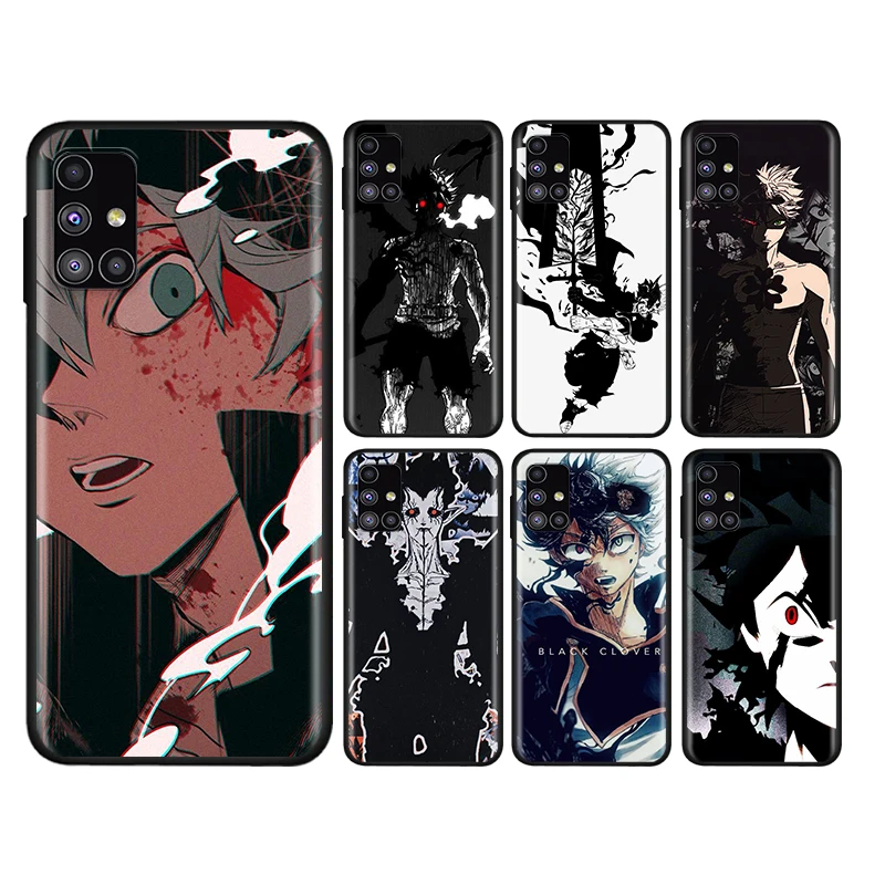 

Anime Black Clover For Samsung Note 20 10 9 8 Ultra lite Plus Pro F62 M62 M60 M40 M31S M21 M20 M10S Soft Phone Case