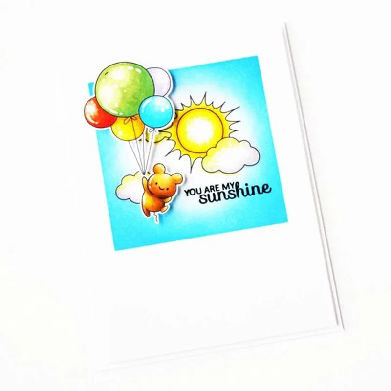 Детская звезда высечка + прозрачный штамп отправка любовь ребенку высечки и