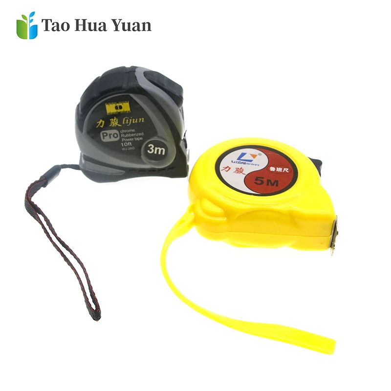 

High Precision 3/5m Power Tape Measure Stainless Steel High Quality Measuring Tool Anti-Drop Wear Tape Measure Tool Tao Hua Yuan