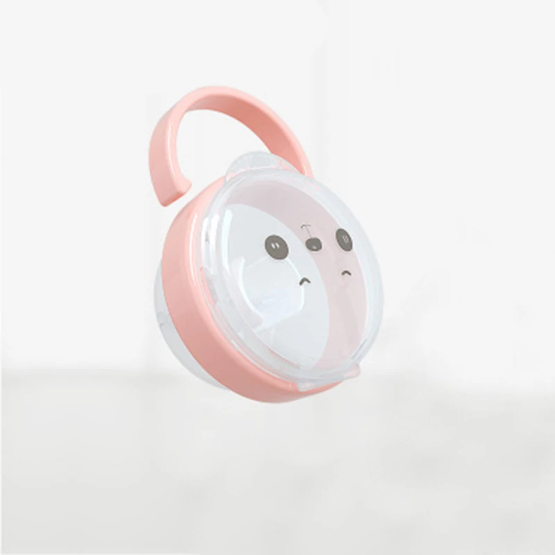 Baby Pacifier Dust Box Infants 1Pc Cute Portable Holder Nipple Case Soother Storage with Hook Plastic | Мать и ребенок