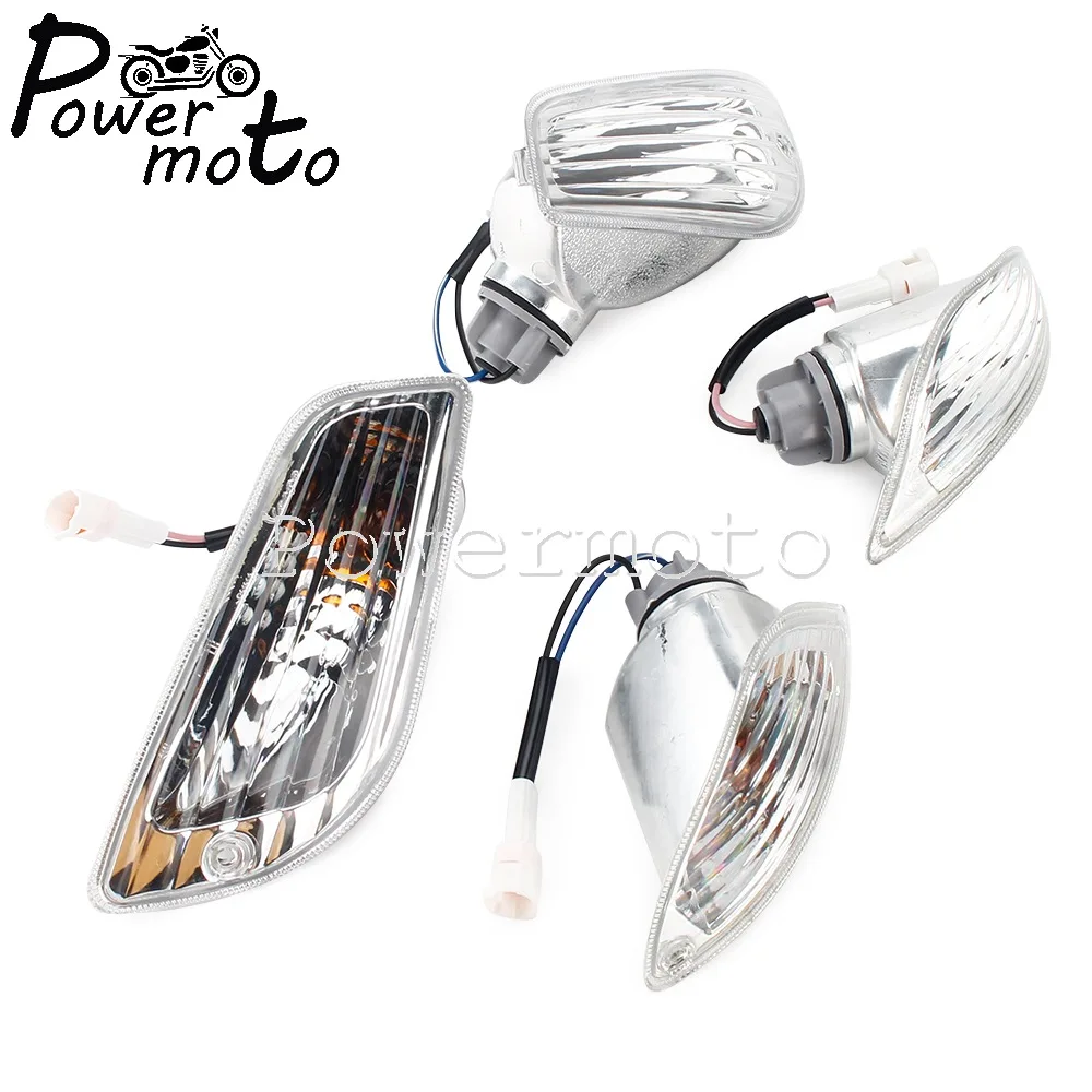 2 Pairs Flashing Lamp For Vespa Piaggio LX 50 125 150 2-Takt 4-Takt / Scooter Front Rear Turn Signal Lights Indicator Blinker | - Фото №1