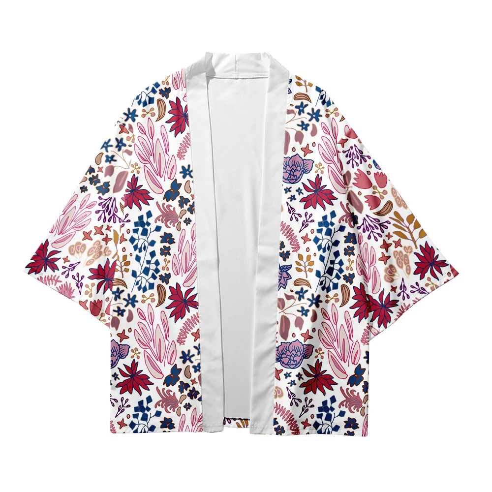 WAMNI японский Haori Yukata T рубашка-кимоно летняя 3D рубашка куртка с изображением самурая Забавный красивый цветок рукав летучая мышь Кимоно Кардиган для мужчин
