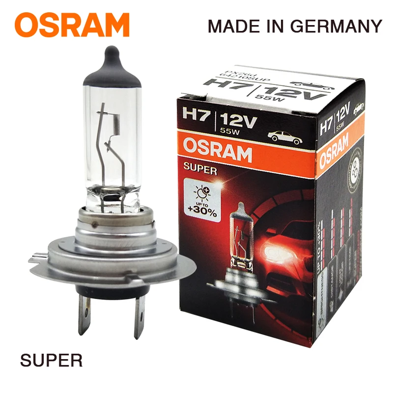 Галогенсветильник лампы Osram H7 автомобильные фары H1 H3 H4 H11 HB3 HB4 светильник для