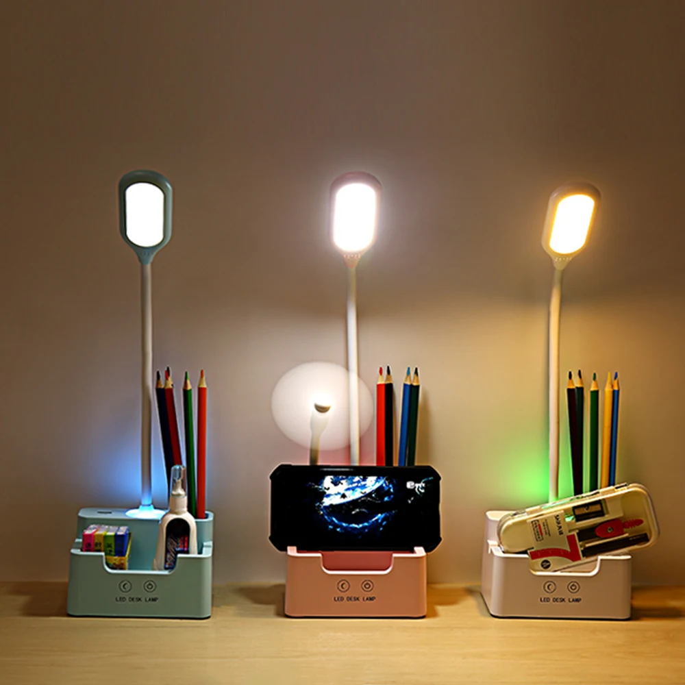 Перезаряжаемый сенсорный диммер светодиодная настольная лампа с