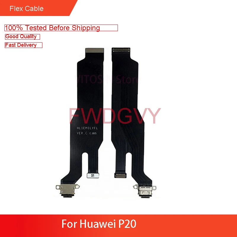 

Замена для Huawei P20 USB зарядное устройство док-станция для зарядки гибкий кабель ремонт запасных частей тест QC