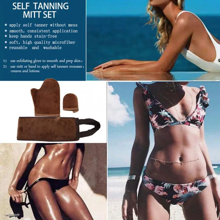 3 шт./компл. аппликатор для загара крем лосьон мусс масло нанесение мусса перчатки