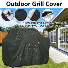 Large 147CM Waterproof BBQ Grill Barbeque Cover Outdoor Rain Grill Barbecue Anti Dust Protector For Gas Charcoal Electric Barbe