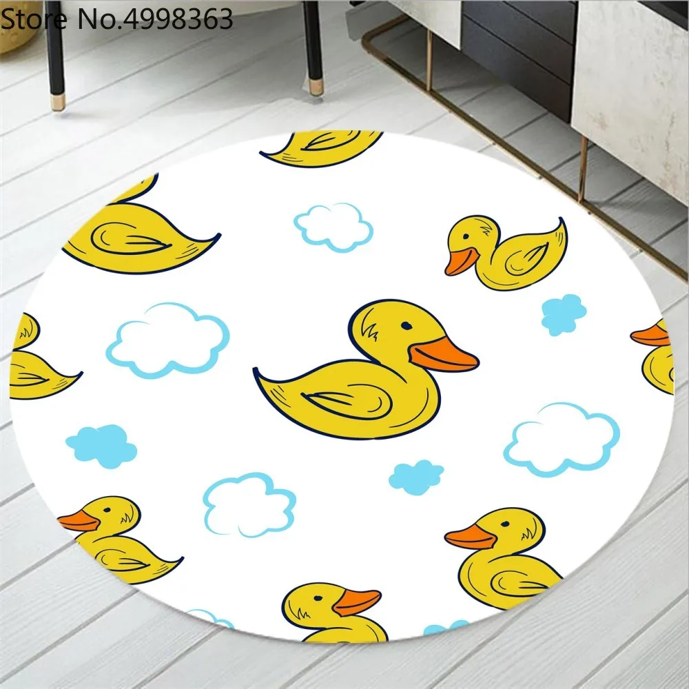 Желтые утки детские коврики для спальни прямоугольные противоскользящие